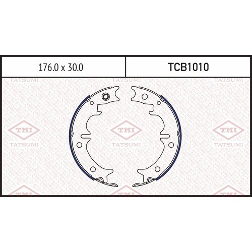 Колодки тормозные барабанные TMI TATSUMI TCB1010 2834₽