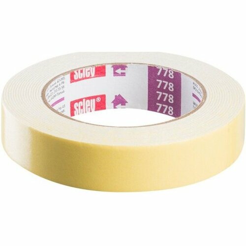 Лента двусторонняя Scley 19мм х 10м серия*778*, на пенистой основе 0310-781019