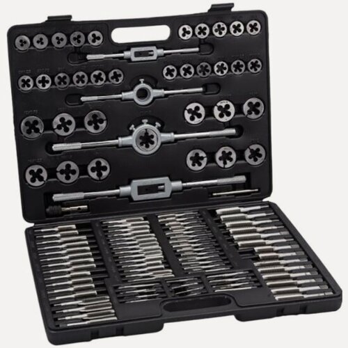 Изображение товара Метрический набор метчиков и плашек Rock Force 110 предметов