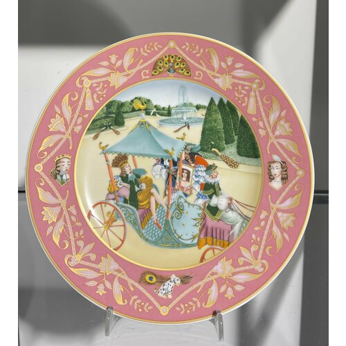 Декоративная тарелка винтажная из серии Сказки Франции