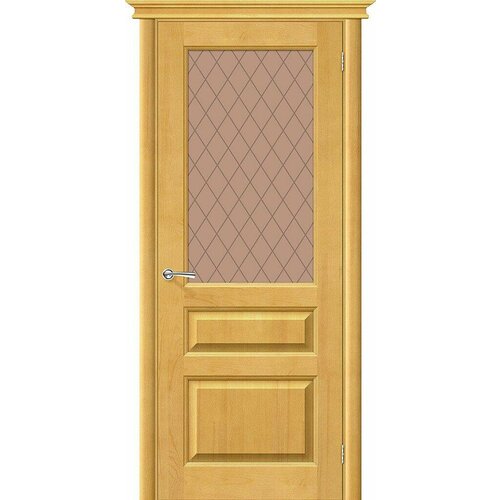 Дверь М5 Т-04 Медовый Кристалл Белорусские Двери Браво, Bravo 200*80 + коробка и наличники