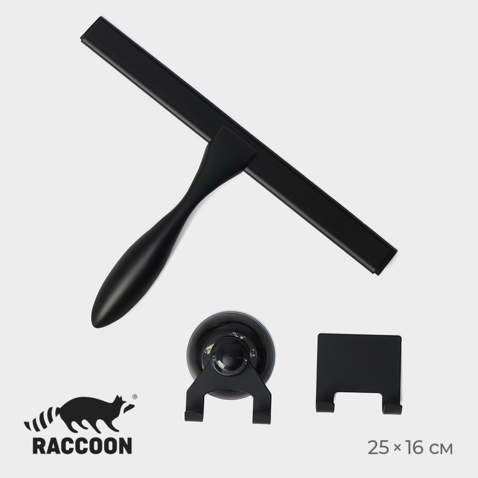 Стеклоочиститель Raccoon с комплектом держателей водосгон