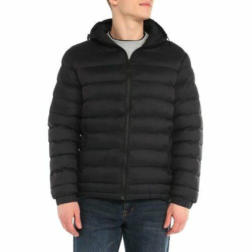 Пуховик Lee Cooper, размер M, черный куртка lee cooper long jacket мужчины mt2f120204as2lc blk m