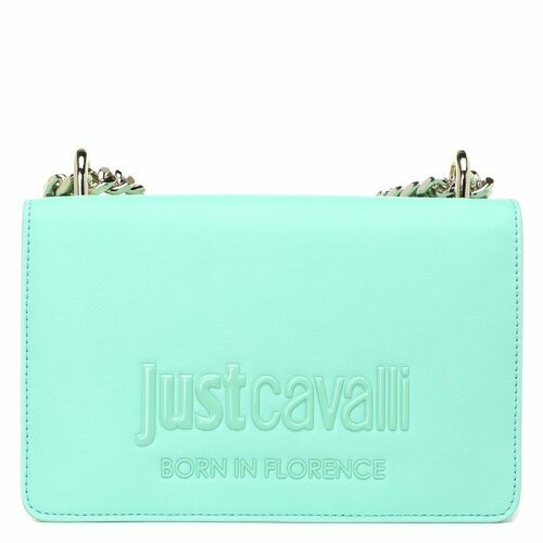 Сумка кросс-боди Just Cavalli, голубовато-зеленый сумка just cavalli черный