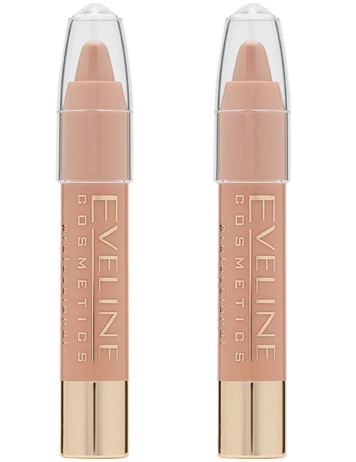 Eveline Cosmetics Корректирующий карандаш Art Professional Make-up Тон 1 Cream, 2 шт