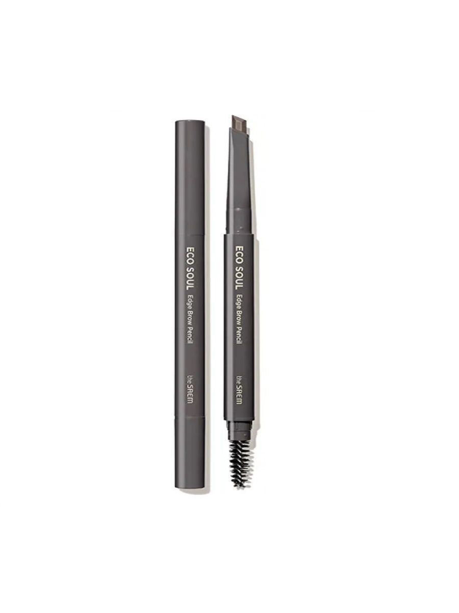 Карандаш для бровей The Saem Eco Soul Edge Brow Pencil №03 Gray Brown 0.6g