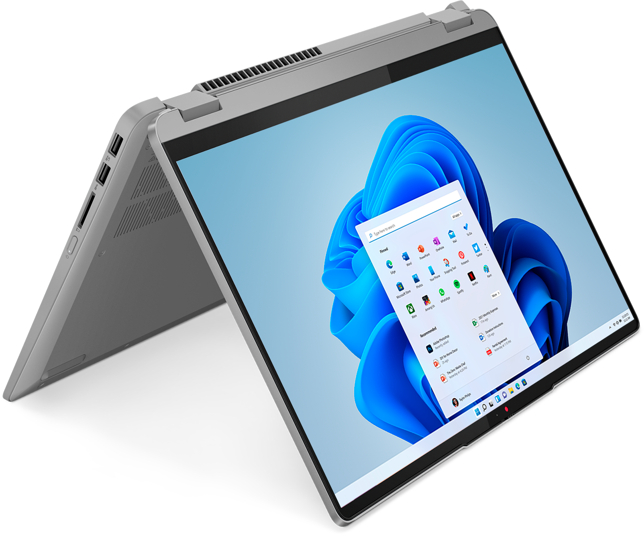 Ноутбук Lenovo IdeaPad Flex 5 Gen 8 14" WUXGA Touch IPS/AMD Ryzen 7 7730U/16GB/512GB SSD/Radeon Graphics/Win 11 Home/RUSKB/серый (82XX003DRK)