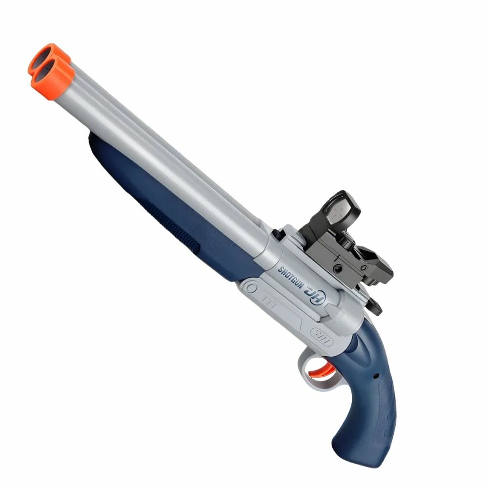 Игрушечное ружье - двустволка обрез SHOTGUN JH2028 54 см с прицелом и выбросом гильз
