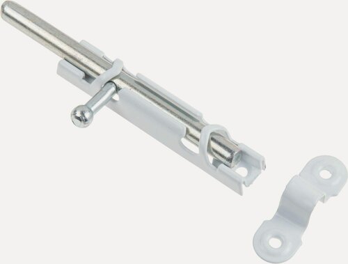 Изображение товара Шпингалет 82 мм, задвижка накладная, белый STARFIX (SMP-40771-1)