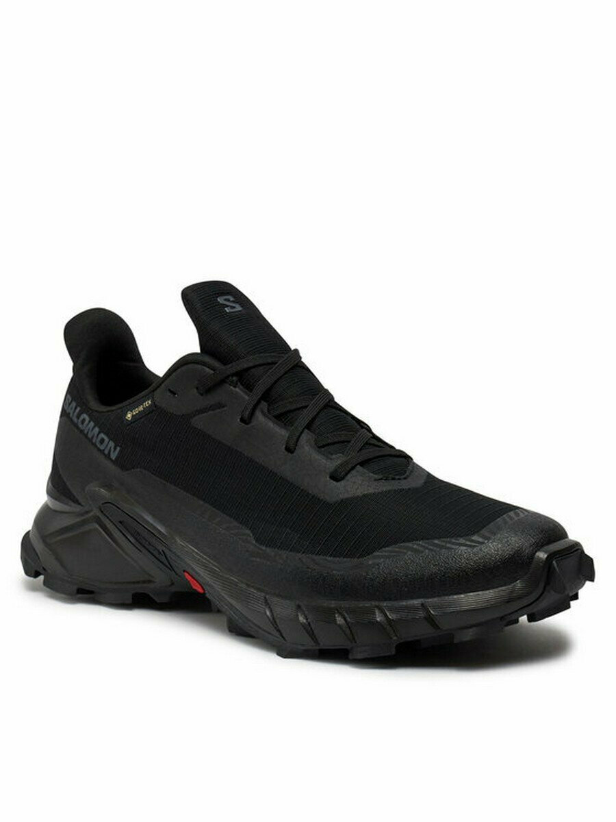 Кроссовки Salomon Alphacross 5 GTX, полнота F (EU)/ на среднюю стопу, размер UK 10; EUR 44 2/3; USA 10,5; 28,5 см (примерно на российский 43*), чёрный — фото 1