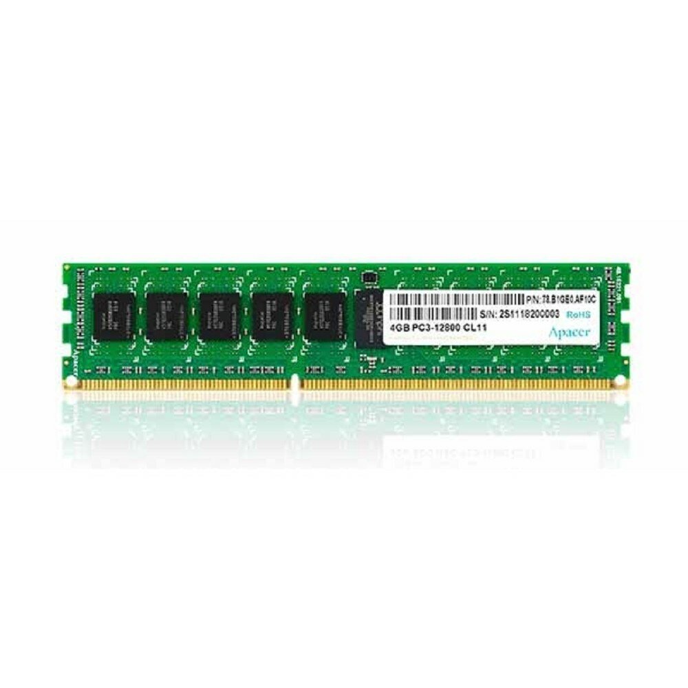 Оперативная память Apacer DIMM 1x4Гб 12800МБ/с DDR3 - 1600