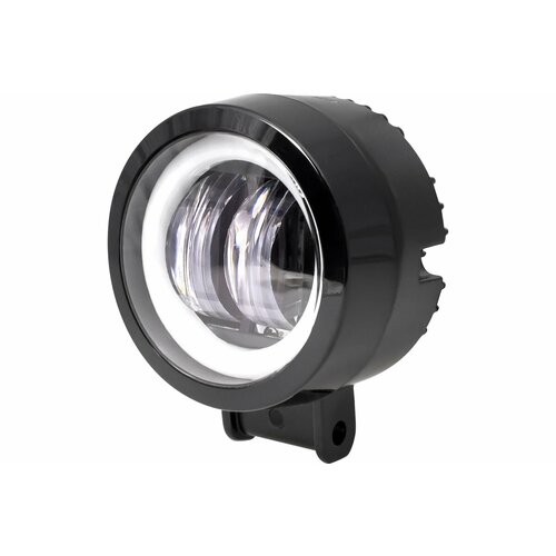 Фара светодиодная FLAT LINE 2 диода CREE 12/24V 30W с ходовыми огнями d=75мм