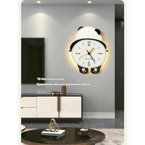 Настенные часы Форма панды Минималистичный креативный Может качаться 7998₽