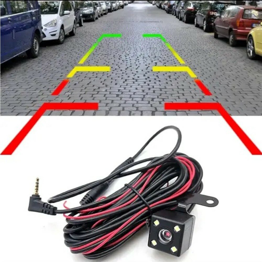 Картинки Камера заднего вида с разъемом Jack 2.5 и 5 PIN для безопасной парковки
