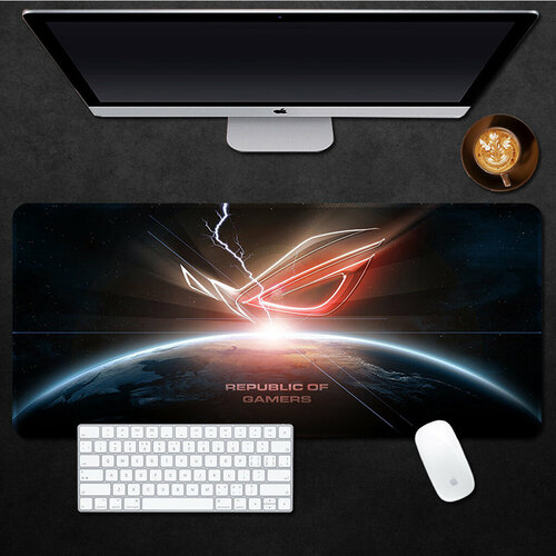 Коврик для мыши коврик для мыши игровой большой компьютерный коврик для клавиатуры и мыши на весь стол 800x300 XXL XXL разноцветный 500₽