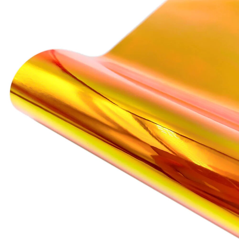 Голографическая самоклеющаяся виниловая пленка Хамелеон, Iridescent Gold, 12in x 19in(30x50cm)