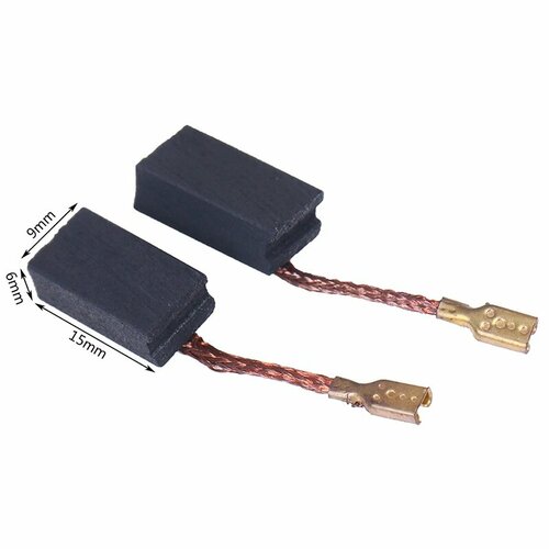 Щетки угольные для болгарки HUXUAN 2 шт, 6х9х15 мм