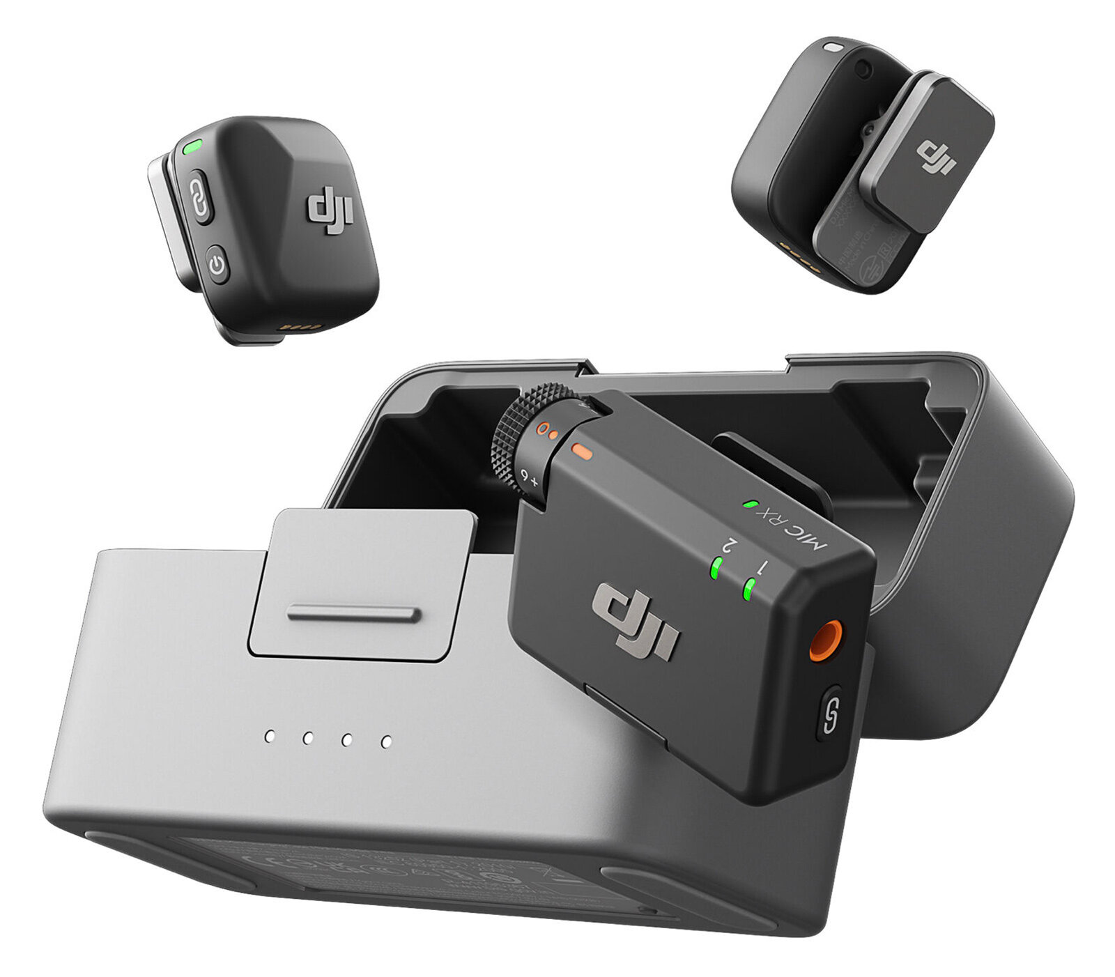 Беспроводная система DJI Mic Mini, 2 микрофона, 1 приемник, USB-C / 3.5мм TRS