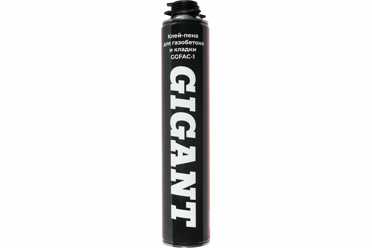 Клей-пена для газобетона и кладки Gigant, 1000 мл, GGFAC-1