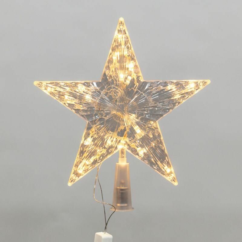 Фигура светодиодная «Звезда» 22см LED тепл. бел. 230В IP20 на елку постоян. свечение Neon-Night 501-006