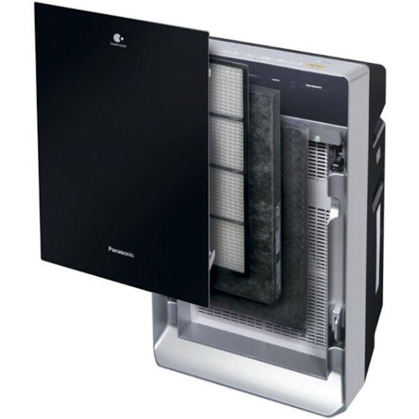 Очиститель воздуха Panasonic F-VXK70R-K, очистка 52 м2, 6.7 м3/мин, увлажнение 32м2, , чёрный — фото 1