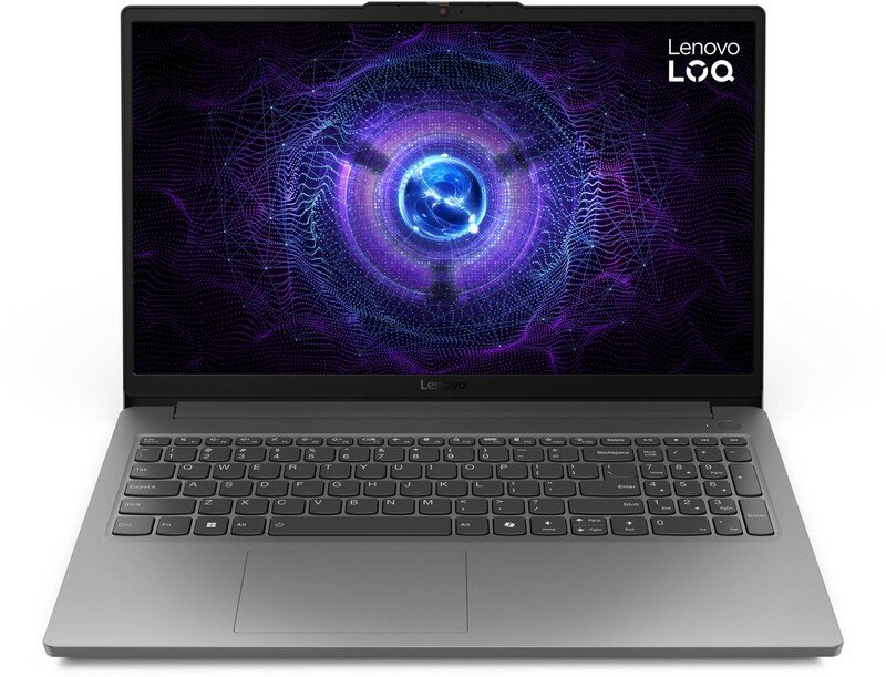 Ноутбук Lenovo LOQ 15IAX9E 15.6", 2024, IPS, Intel Core i5 12450HX 2.4ГГц, 8-ядерный, 16ГБ DDR5, 512ГБ SSD, NVIDIA GeForce RTX 3050 для ноутбуков - 6 ГБ, без операционной системы, серый (83l