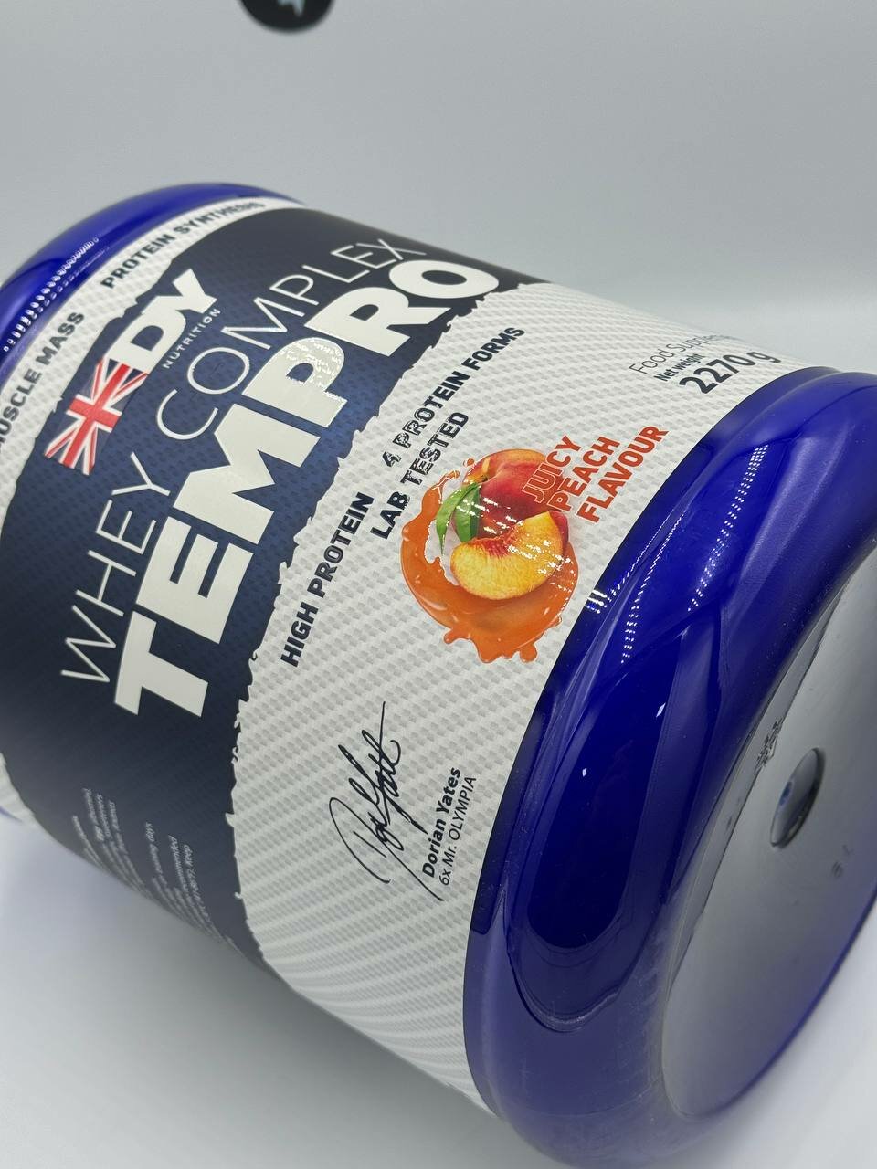 DY Whey complex TEMPRO 2,3kg вкус персиковый сок протеин для мыщц — фото 1