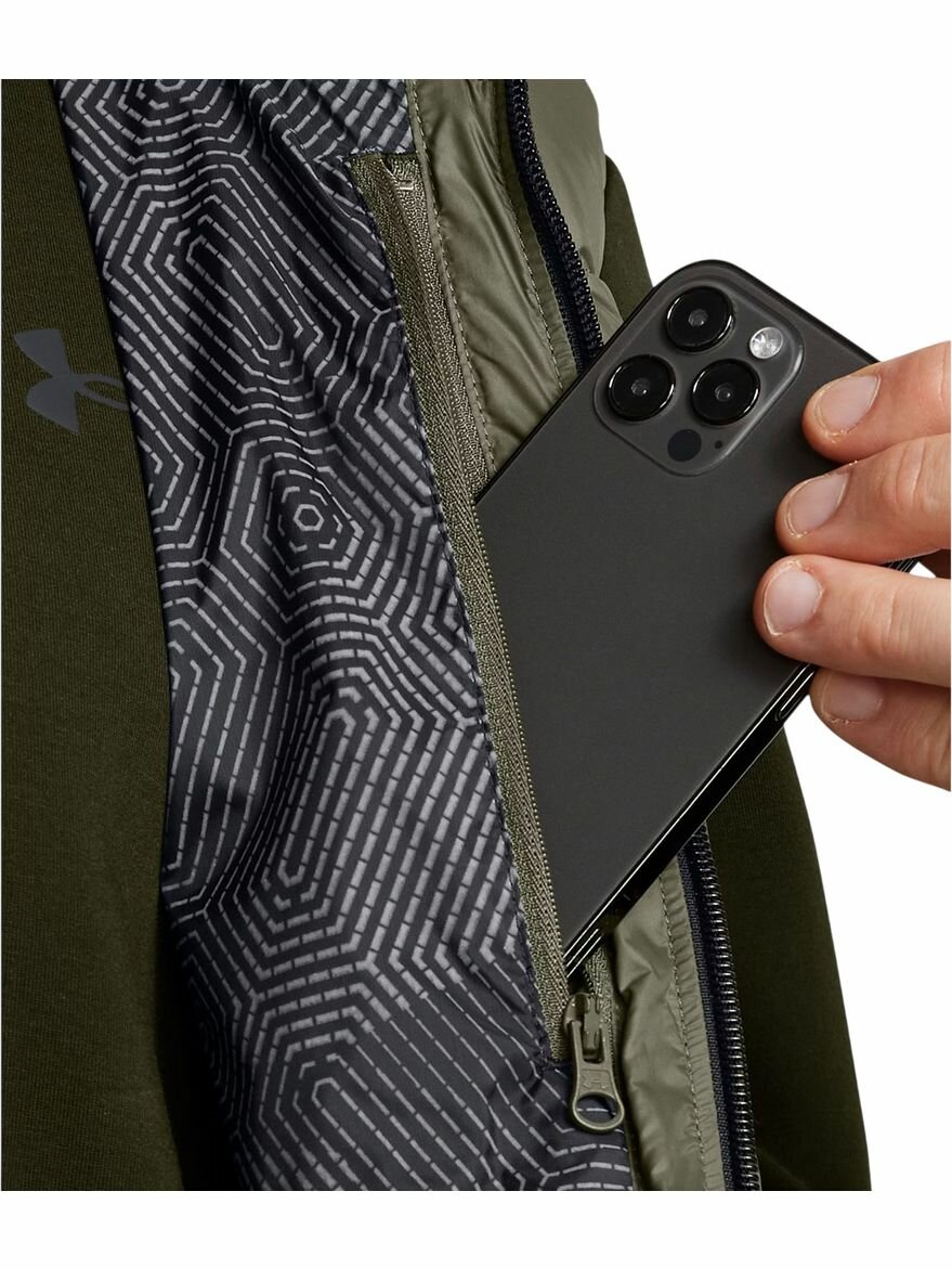 Жилет спортивный Under Armour LEGEND DOWN VEST, размер SM, зеленый — фото 1