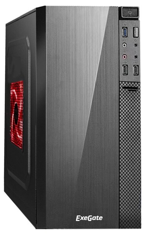 Корпус Minitower Exegate BAA-104U Black mATX AAA400 EX277805RUS