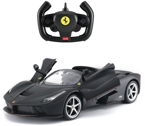 Машина р/у 1:14 Ferrari LaFerrari Aperta (цвет чёрный) Rastar 75800B