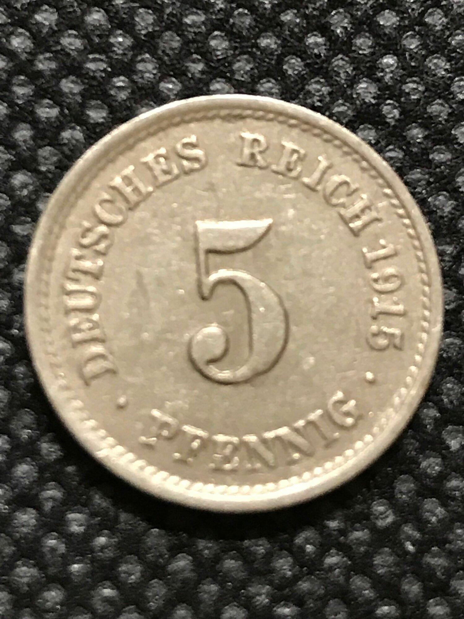 Монета Германия 5 пфеннигов 1915 год 2-2