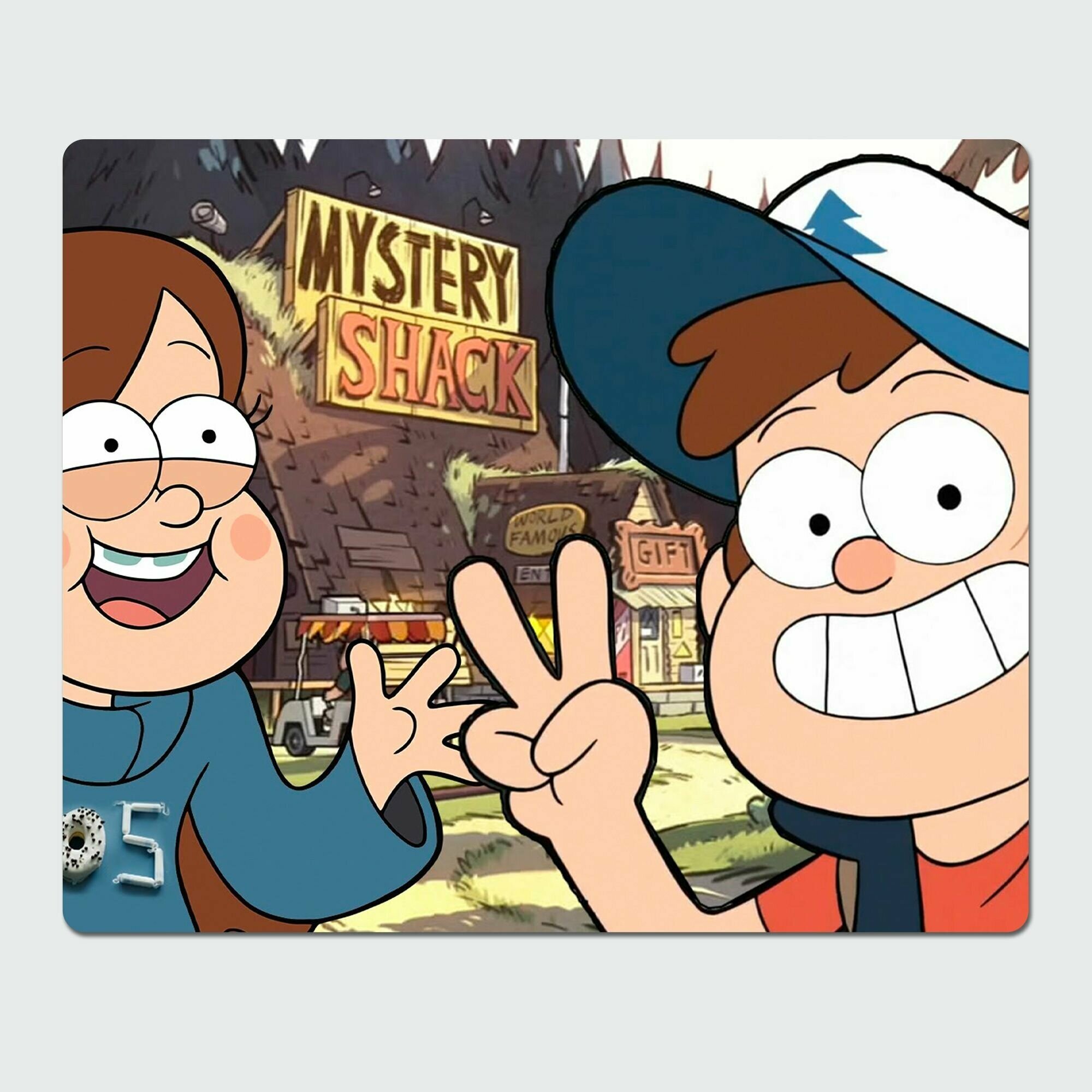 Коврик для компьютерной мышки Rocket - Gravity Falls, 23x19 см