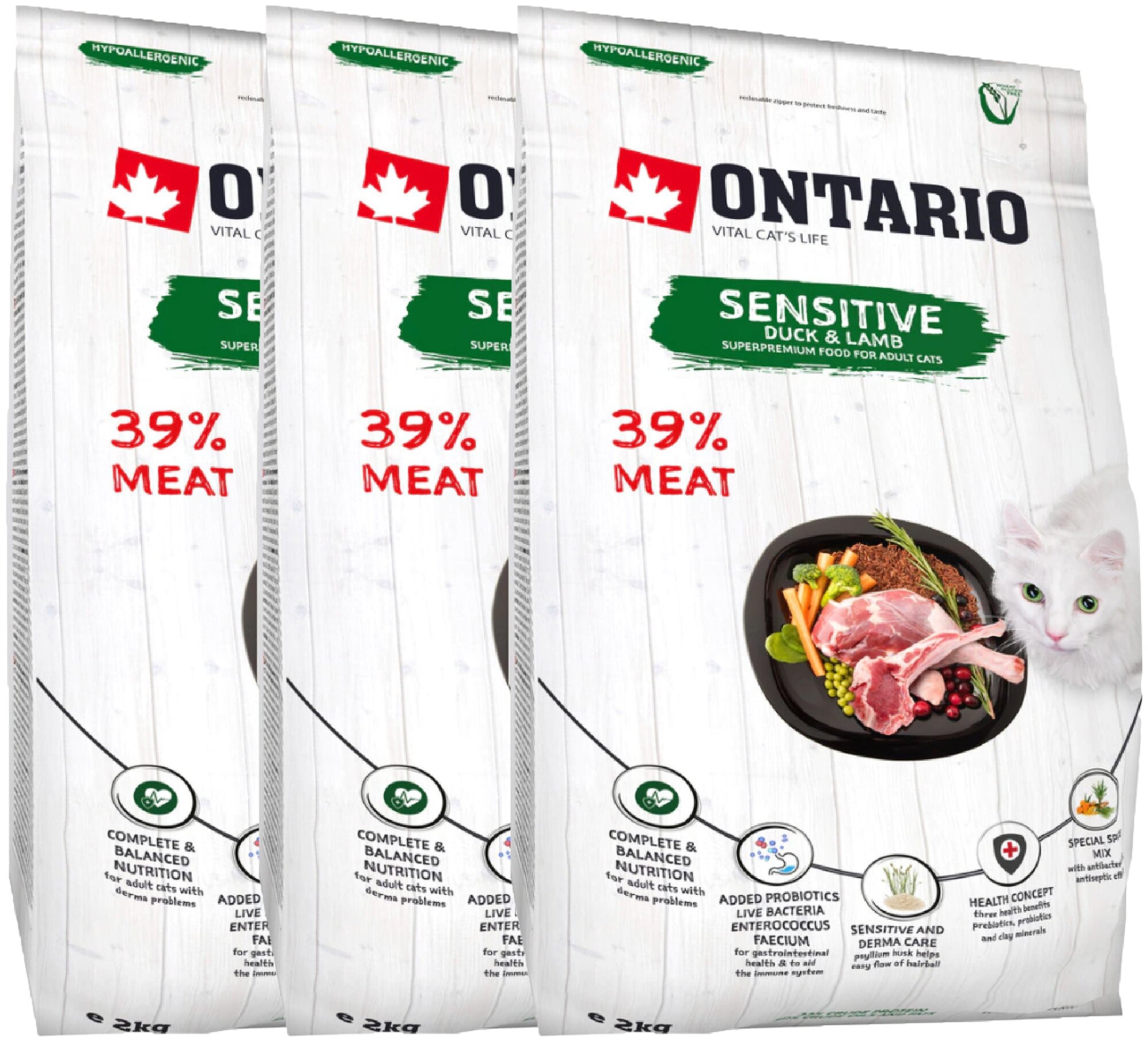 Ontario          (Ontario Cat Sensitive/Derma) 2   3 .