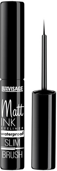 Водостойкая подводка для глаз Luxvisage Matt INK, матовая