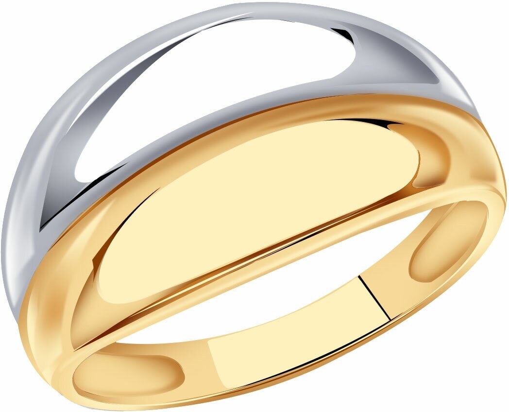 Кольцо Diamant online, красное золото, 585 проба