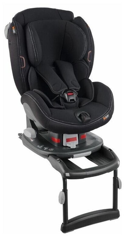 Автокресло группа 1 (9-18 кг) BeSafe iZi Comfort X3 Isofix, black car interior