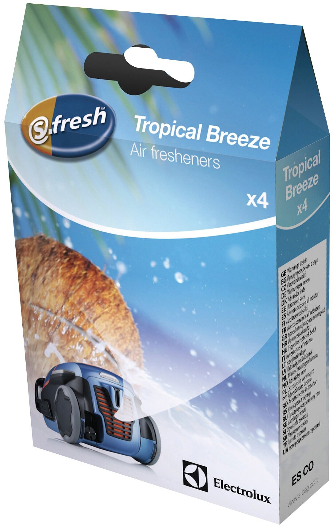 Освежитель для пылесоса, Electrolux ZE ES CO аромат "Тропический бриз" - фотография № 1