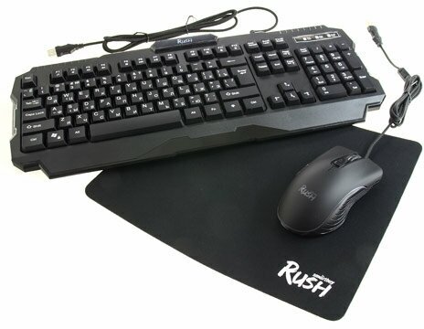 Клавиатура и мышь SmartBuy SBC-307728G-K набор игровой +коврик, черный - фото №11