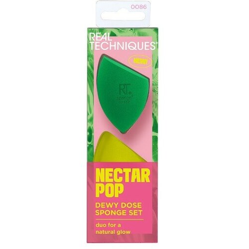 Набор спонжей для макияжа Real Techniques Nectar Pop Dewy Dose Sponge Set спонж miracle complexion esponja de maquillaje real techniques 2 uds