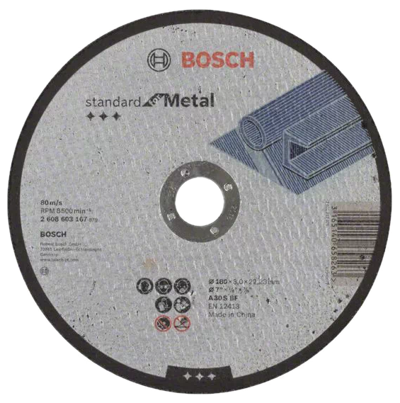 Диск отрезной BOSCH Standard for Metal 2608603167