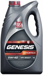 Моторное масло Lukoil Genesis Armortech 5W-40, 4 л