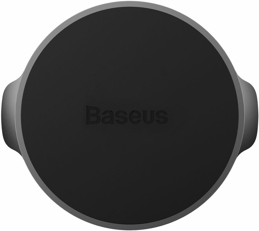 Автомобильный держатель BASEUS Small ears, магнитный, черный, на присоске, плоский