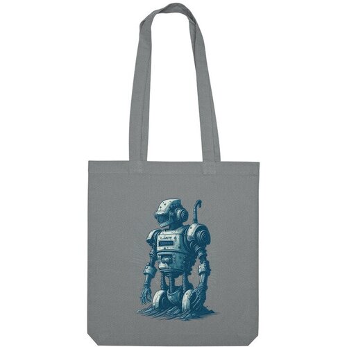 фото Сумка шоппер us basic, серый