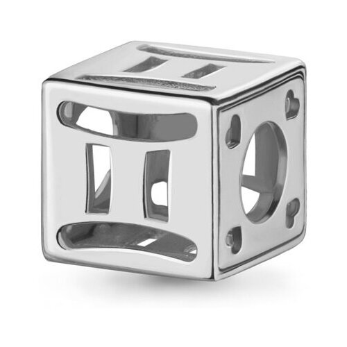 фото Подвеска-шарм из серебра "знак зодиака близнецы" яхонт ювелирный арт. 236109