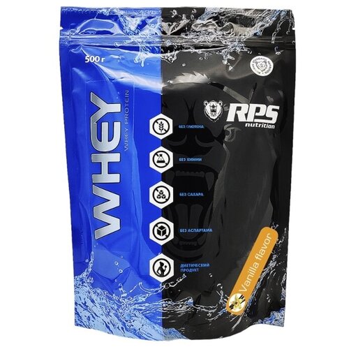 Протеин RPS Nutrition Whey Protein, 500 гр., ваниль протеин rps nutrition whey protein 500 гр кола