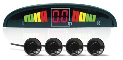 Парктроник 4 Датчика "Avs" Ps-124u (Цветной Светодиодный С Цифрами Табло) AVS арт. A78012S