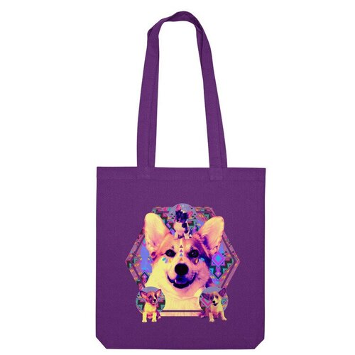 фото Сумка шоппер us basic, фиолетовый