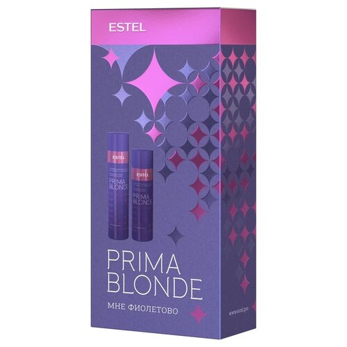 Prima Blonde Мне фиолетово estel набор curex color чистый цвет серебристый для волос холодных оттенков блонд шампунь 300 мл бальзам 250 мл