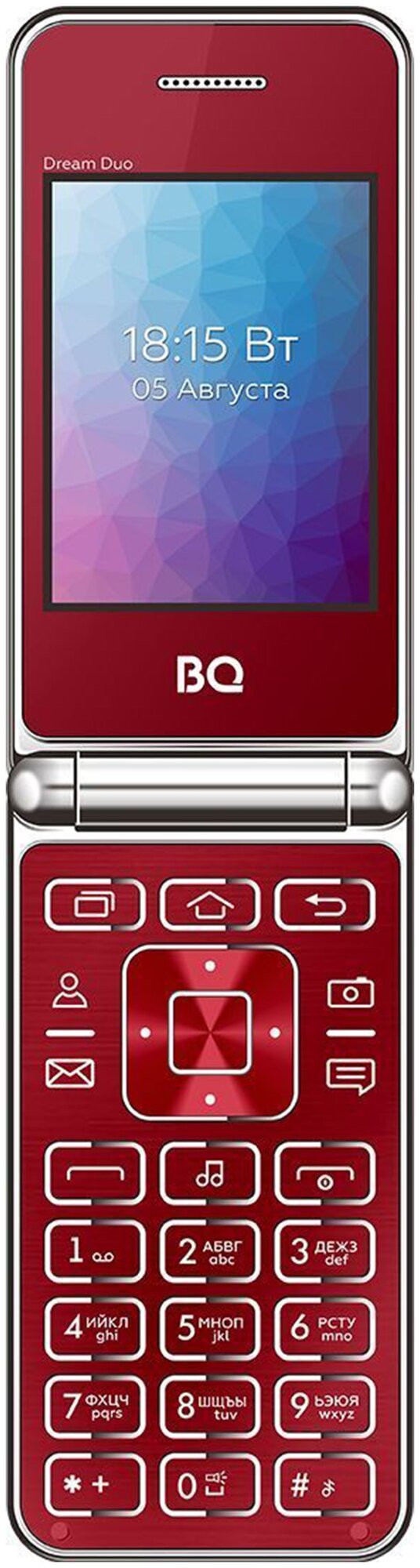 Мобильный телефон BQ 2446 Dream Duo Red (86188689)