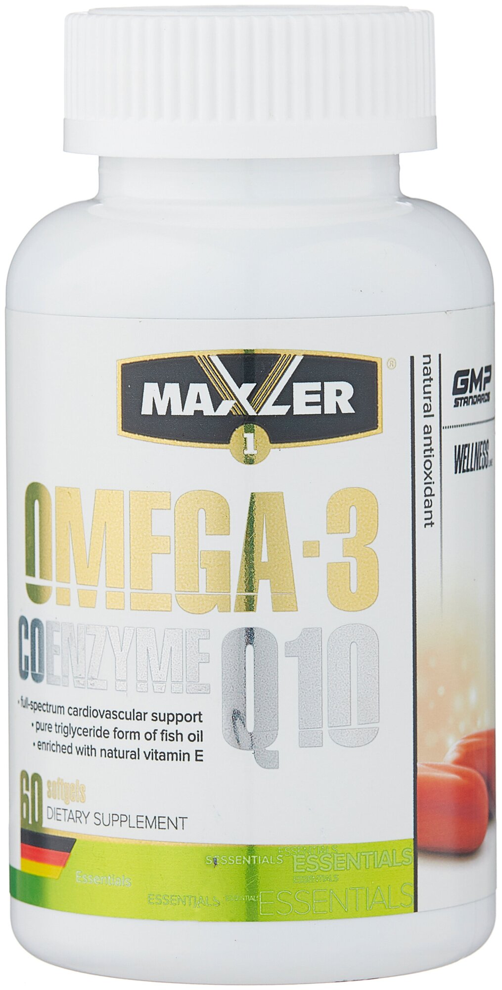 Maxler Omega-3 Coenzyme Q10 ., 60 .